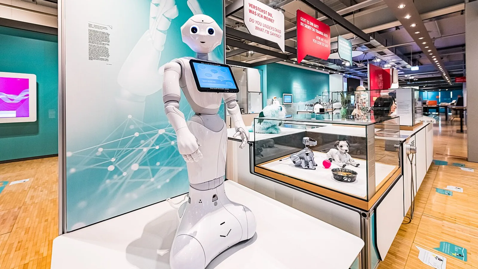 Exposición de inteligencia artificial y robótica en el Heinz Nixdorf MuseumsForum